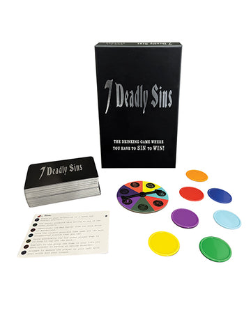 Kheper games BG.A21 7 Deadly Sins Drinking Game, 100 Cards