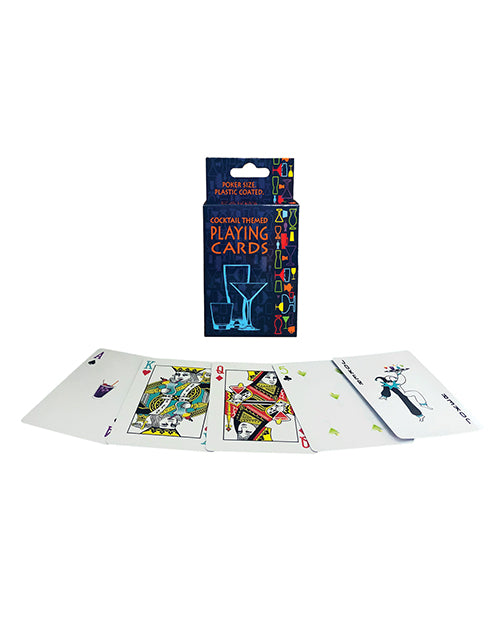 Kheper games BG-C19 Cocktail Themed Playing Card Deck, 52 Cards + 2 Jokers