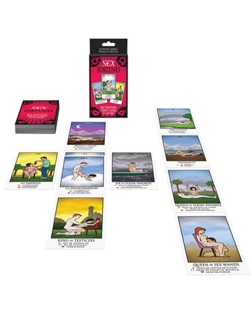 Kheper Games BG.C50 Sex Fortunes Tarot Cards for Lovers, 78 Cards