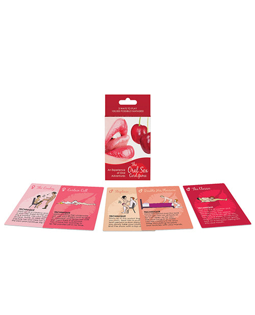 Kheper games BG.C51 Oral Sex Card Game, 50 Positions, 50 Cards