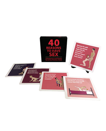Kheper games BG.C53 40 Reasons to Have Sex, 40 Card Game