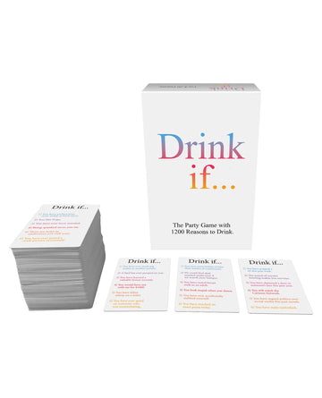 Kheper Games BG.D14 Drink If Card Game, 1200 Statements