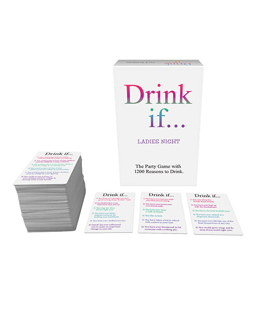Kheper Games Drink If... Ladies Night Card Game, 200 Cards