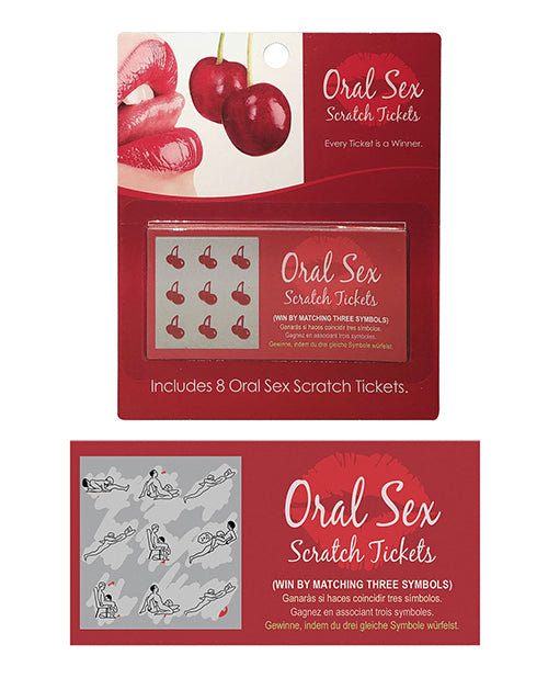 Kheper Games BG.R143 Oral Sex Scratch Tickets, 8 Non-Gender Specific Tickets