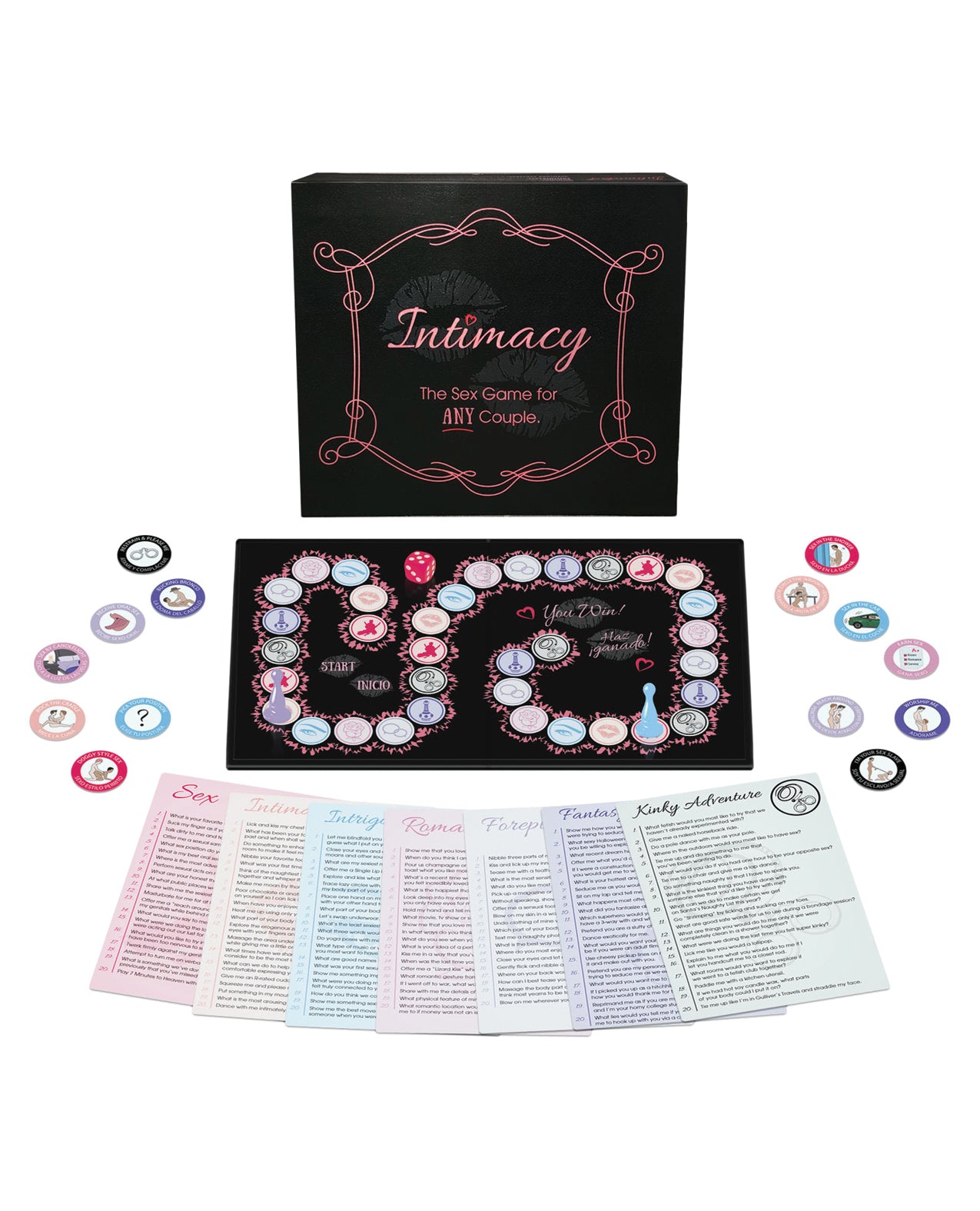 Kheper Games BG.R157 Intimacy Couple Sex Game, 7 Categories