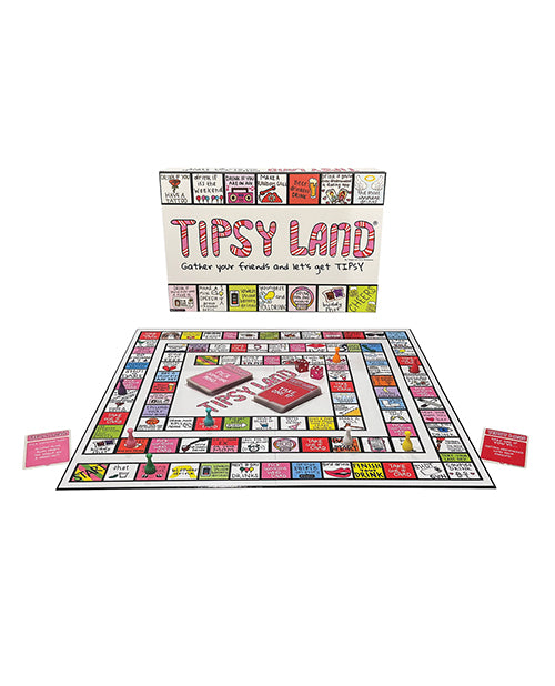 Kheper Games IG.003 Tipsyland Board Game, Scalable Player Count