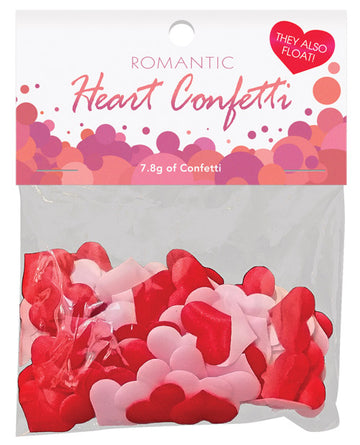 Kheper Games NV.C40 Romantic Heart Confetti, Assorted Colors, Polyester, 7.5g