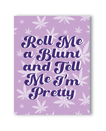 Kush Kards 420KARD-BLUNT Blunt Greeting Card, Blank Inside