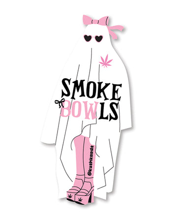 Kush Kards LLC Halloween Smoke Bowl Sticker, Pack of 3, Multi-Color