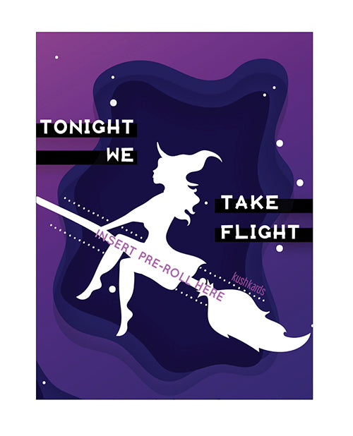 Kush Kards Halloween Take Flight KushKard, Featuring Matchbook