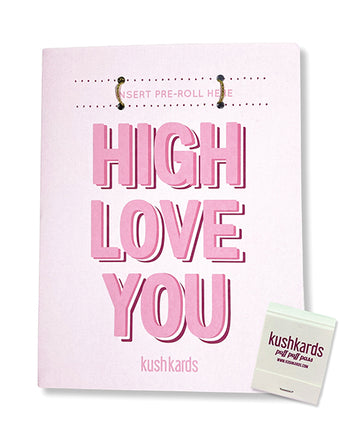 Kush kards llc KK-MB-HIGHLOVE High Love You Greeting Card, Multi-Color