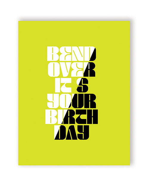 Kush Kards Bend Over Birthday Greeting Card, A2 Size