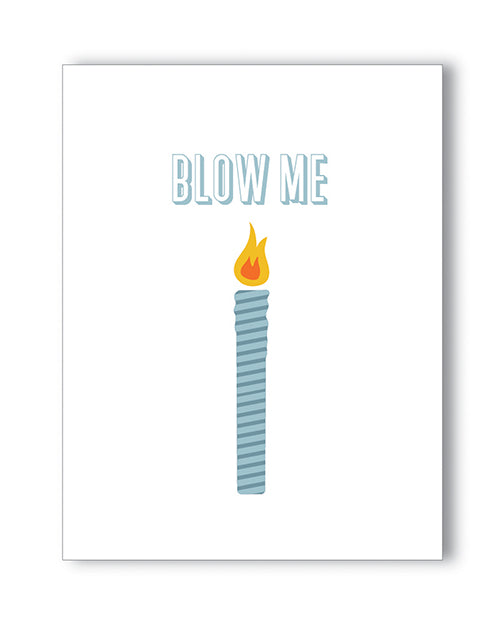 Kush Kards NK-BLOWME Naughty Birthday Card, A2 (4.25" x 5.5")