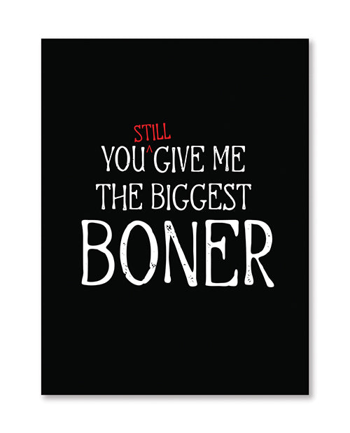 Kush kards llc Biggest Boner Tonight Greeting Card, Multi-Color