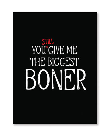 Kush kards llc Biggest Boner Tonight Greeting Card, Multi-Color