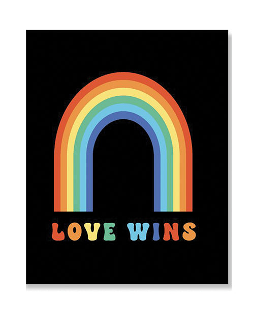 Kush Kards Love Wins Greeting Card, Made with Recycled Paper