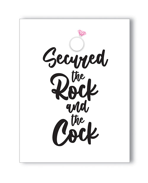 Kush kards llc NK-ROCKCOCK Rock Cock Bachelorette Greeting Card, A2