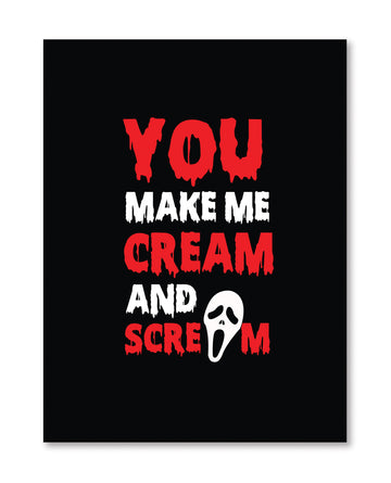 Kush Kards Halloween Scream Greeting Card, 4.25 in. x 5.5 in.