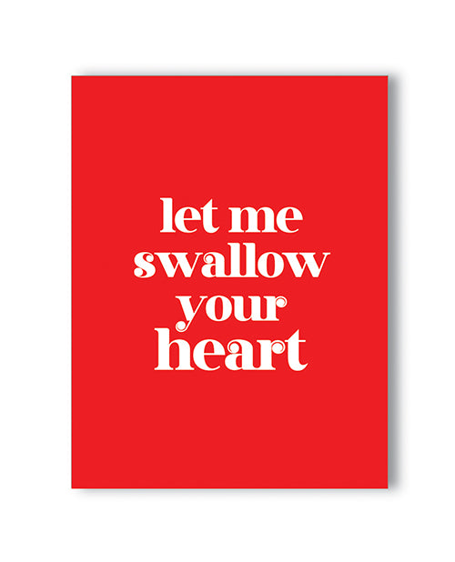 Kush Kards NK-SWALLOW Naughty Greeting Card, 4.25" x 5.5"