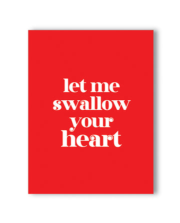 Kush Kards NK-SWALLOW Naughty Greeting Card, 4.25" x 5.5"
