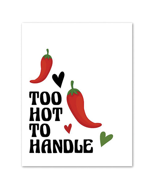 Kush Kards Too Hot To Handle Greeting Card, Adult Humor