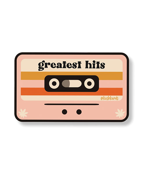 Kush Kards NS-GREATESTHITS Greatest Hits Sticker, Pack of 3, Vinyl