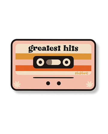 Kush Kards NS-GREATESTHITS Greatest Hits Sticker, Pack of 3, Vinyl