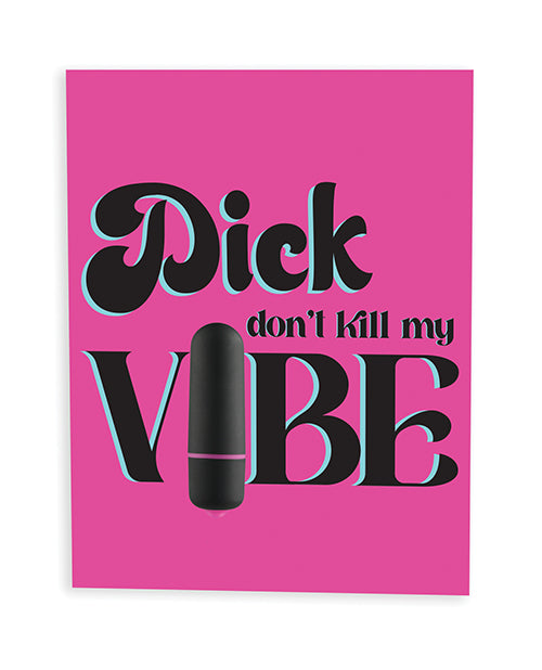 Kush Kards NV-DICKDONT Naughty Vibes Card w/Rock Candy Vibrator, A2 Size