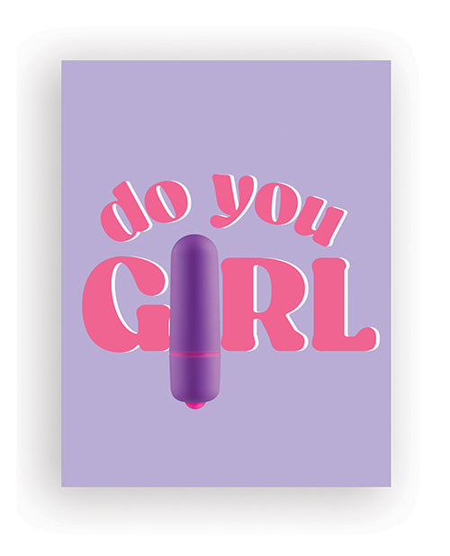 Kush Kards NV-DOYOU Naughty Greeting Card w/Bullet Vibrator, A2
