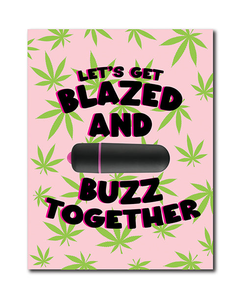 Kush Kards NaughtyVibes Blazed Edition Greeting Card with Bullet Vibrator