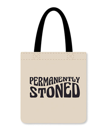 Kush Kards Permanently Stoned Reusable Tote, 100% Cotton, Double-Sided Print
