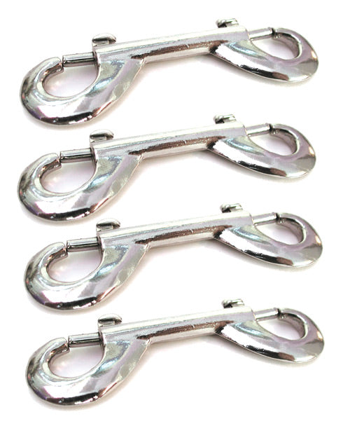 Kinklab KL-505 Nickel Plated Snap Hooks, Pack of 4, Silver