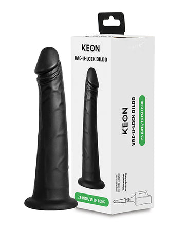 Kiiroo 11037 Keon Vacuum Lock Dildo - Black