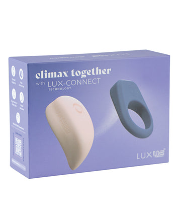 Kiiroo 11070-W Luxus Couples Cock Ring Combo, Blue, App-Enabled