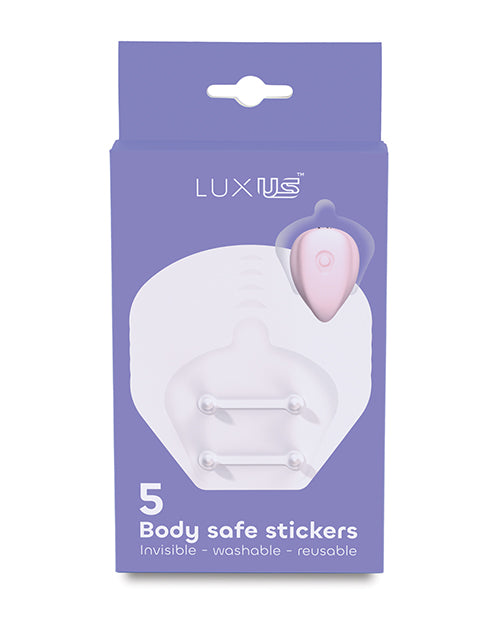Kiiroo 11072-W Luxus Luxher Adhesive Stickers Accessory, 5 Pieces, Clear