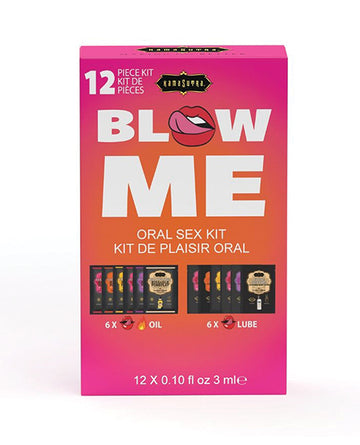 Kama Sutra 12054 Blow Me Sex-to-Go Kit, Warming Flavors