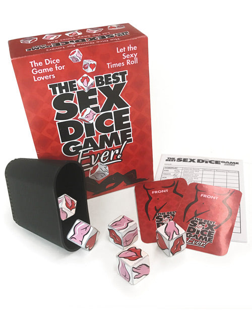Little Genie and Candyprints BG.057 Adult Sex Dice Game, 5 Dice