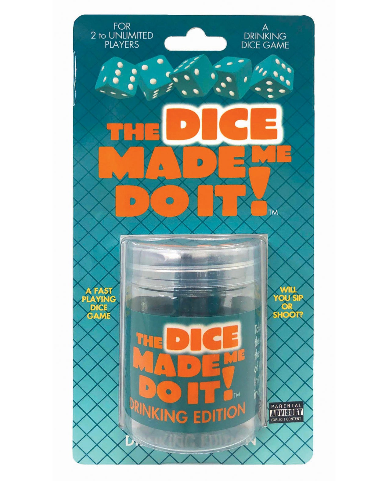 Little Genie and Candyprints BG.066 The Dice Made Me Do It Drinking Game