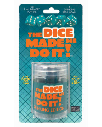 Little Genie and Candyprints BG.066 The Dice Made Me Do It Drinking Game