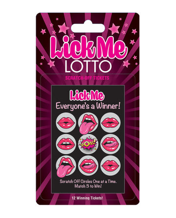 Little Genie Lick Me Lotto Oral Play Scratch Tickets, 12-Count