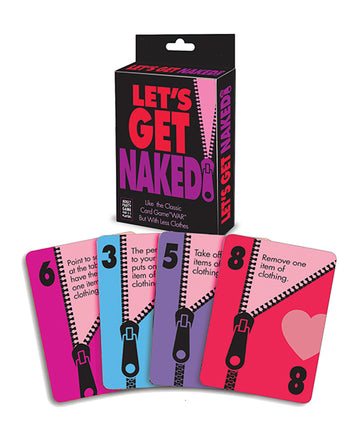 Little Genie and Candyprints BG.074 Let's Get Naked Stripping Card Game