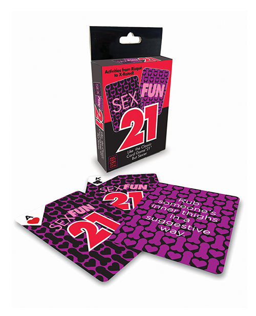 Little Genie and Candyprints BG.076 Sex Fun 21 Card Game, Adult Card Game
