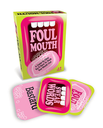 Little Genie Productions Foul Mouth Card Game, Adult Party Game (Ages 17+)