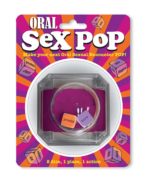 Little Genie Productions Oral Sex Pop Dice Couples Game, Multi-Color