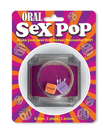 Little Genie Productions Oral Sex Pop Dice Couples Game, Multi-Color