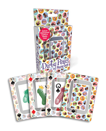 Little Genie and Candyprints BG.128 Waterproof Playing Cards, Plastic Case