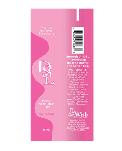 Little Genie and Candyprints DSL Lip Plumping Serum, Cupcake, 15 ml