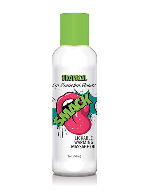 Little Genie and Candyprints BT.410 Smack Warming Massage Oil, 2 oz Strawberry