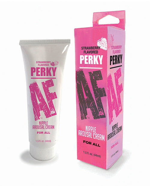 Little Genie and Candyprints Perky AF Nipple Arousal Cream, Strawberry, 1.5 oz
