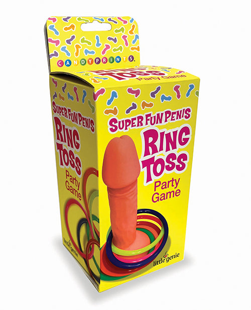 Little Genie Super Fun Penis Ring Toss Game, 6-Inch Goal, 6 Rings